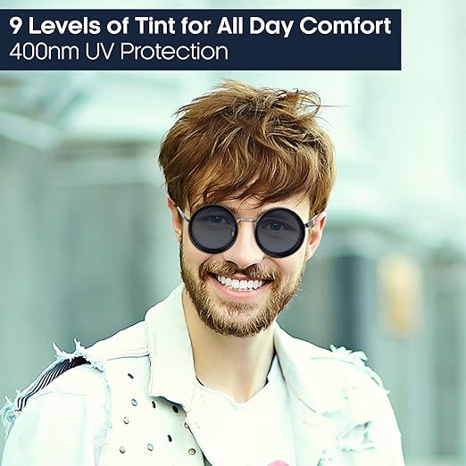 Adjustable sun glasses for every lighting condition