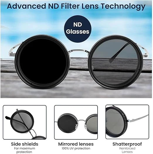 Adjustable sun glasses for every lighting condition