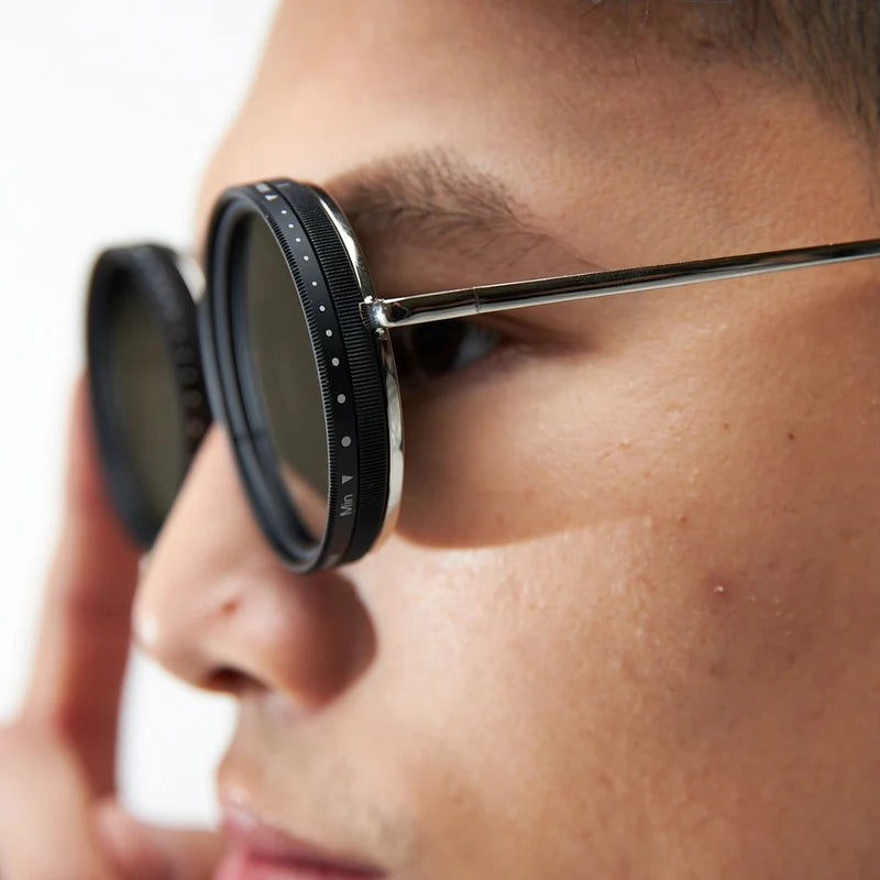 Adjustable sun glasses for every lighting condition